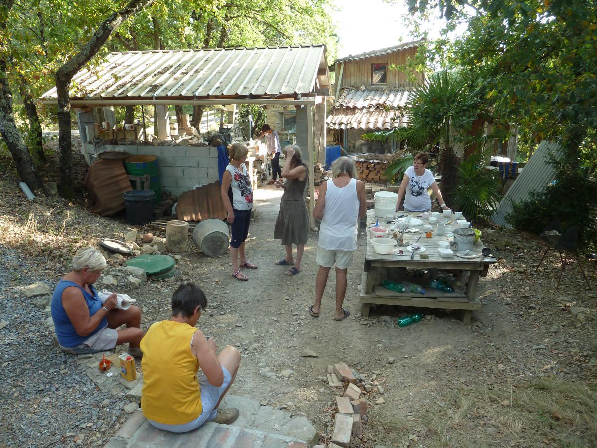 Stage de poterie avec Brigitte moron Stage de poterie avec Brigitte moron