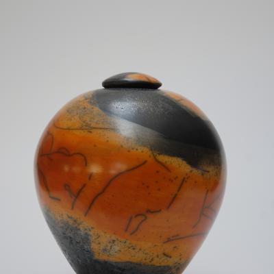 Boule Terre sigillée cuisson raku